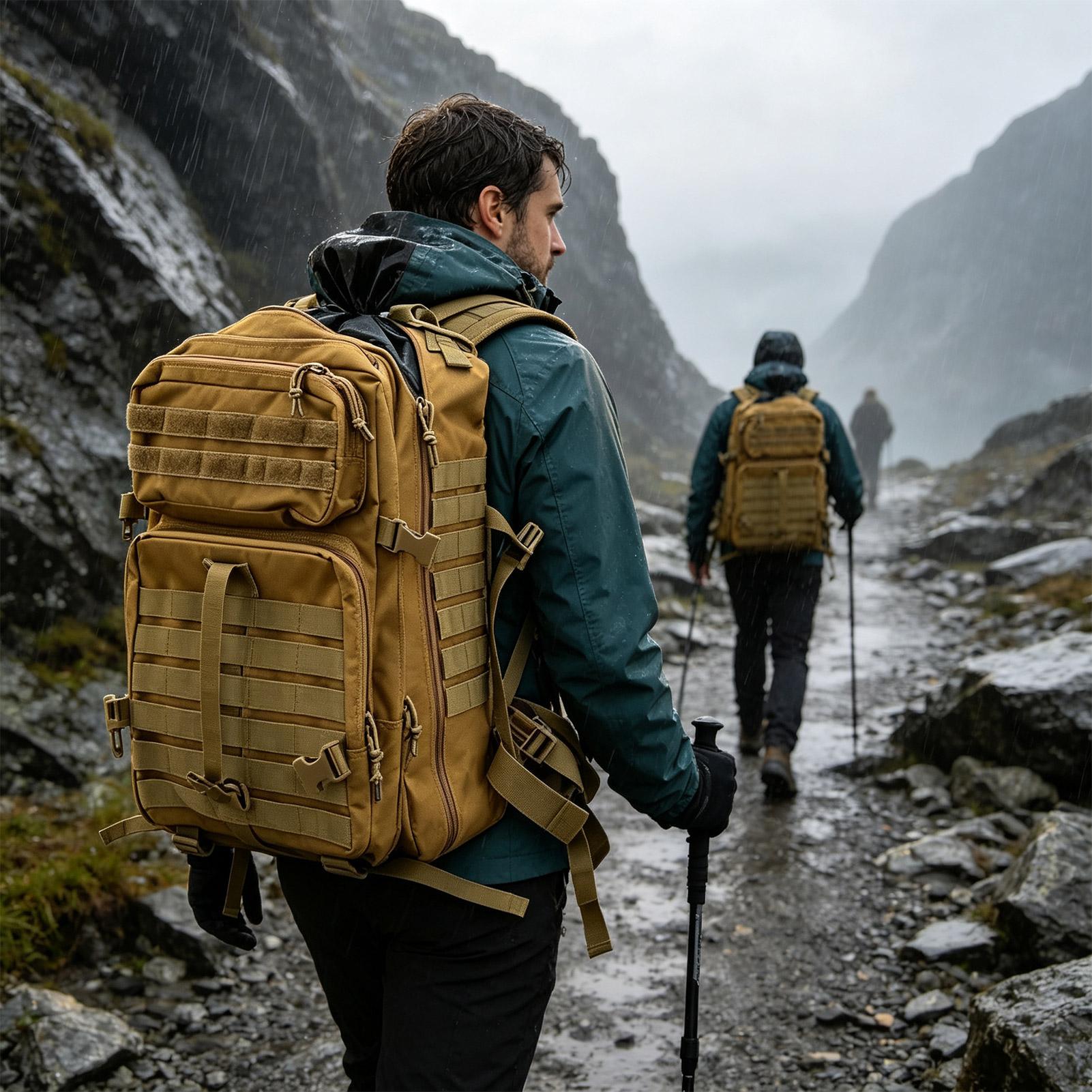Outdoor Camping Backpack - Rucksack-Innenschutz Wasserdicht 10-teilig Große Kapazität Hochleistungsschutz