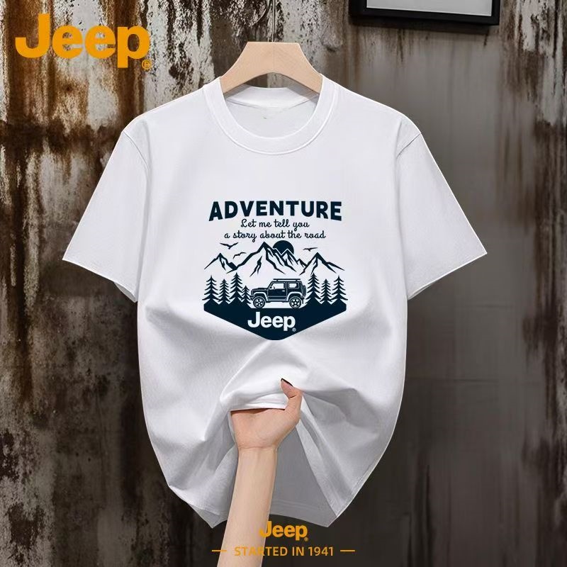 Outdoor Camping Jeep - Jeep Herren-T-Shirt, 230 g, 100 %