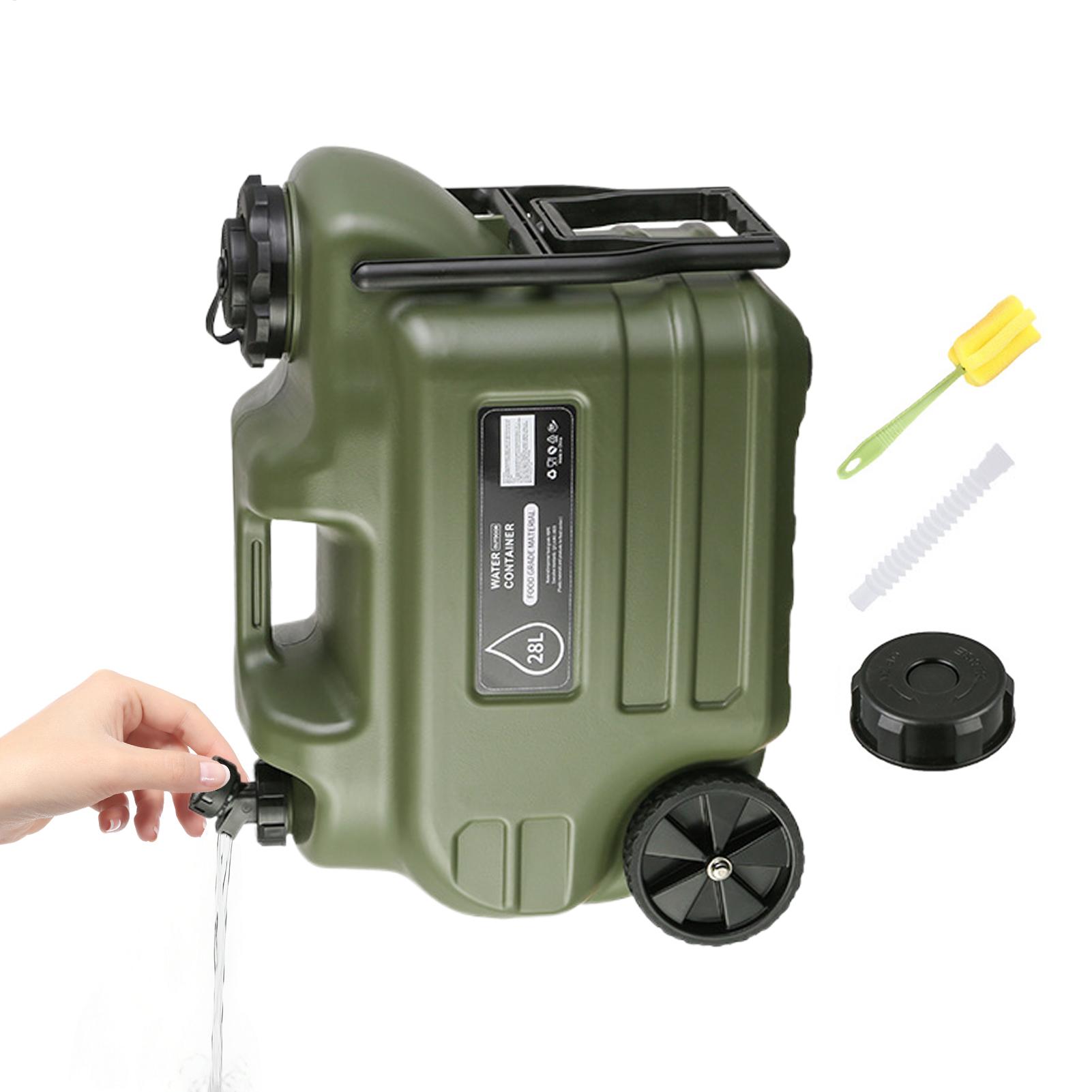 Outdoor Camping Water Jug - 28L Camping-Wasserbehälter mit Wasserhahn, tragbarer, auslaufsicherer