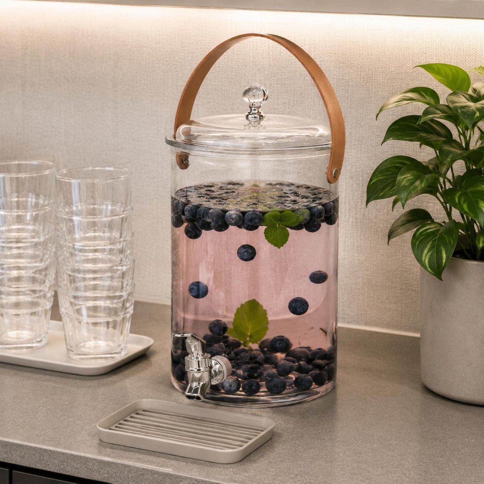 Outdoor Camping Water Jug - Getränkebehälter mit Sicherheitsdeckel Kaltwasser- und Saftbehälter