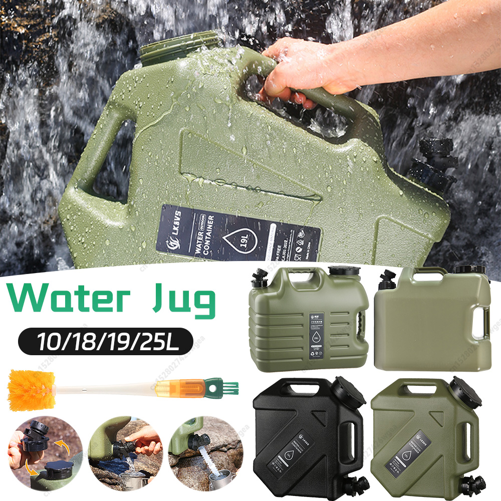 Outdoor Camping Water Jug - 10/18/19/25L Camping Wasser Krug Outdoor Wasser