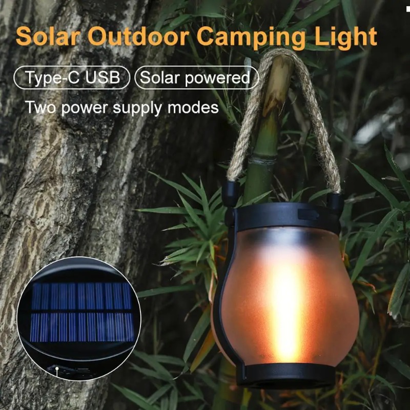 Solar-Flammenlampe USB-Aufladb – Camping Solar Lantern Bewertung und Preis