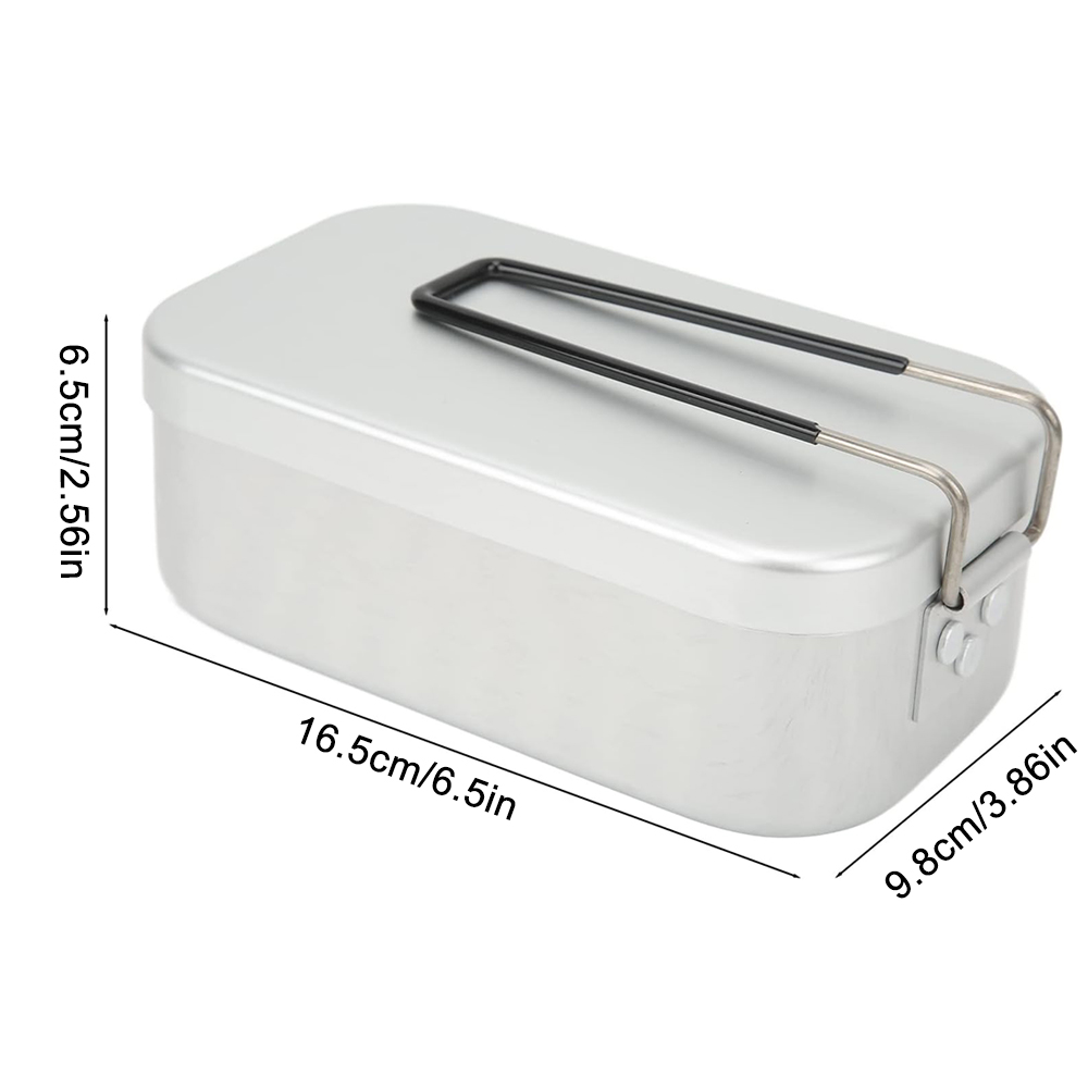 800ML Aluminium Mittagessen Bo – Outdoor Camping Dining Set Bewertung und Preis