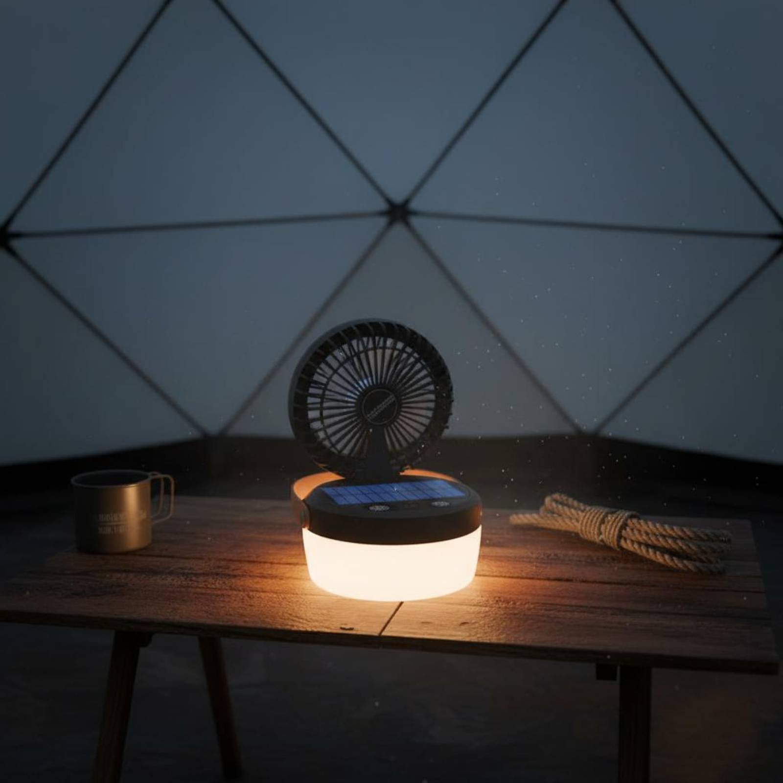 Solar-Camping-Ventilator-Later – Camping Solar Lantern Bewertung und Preis