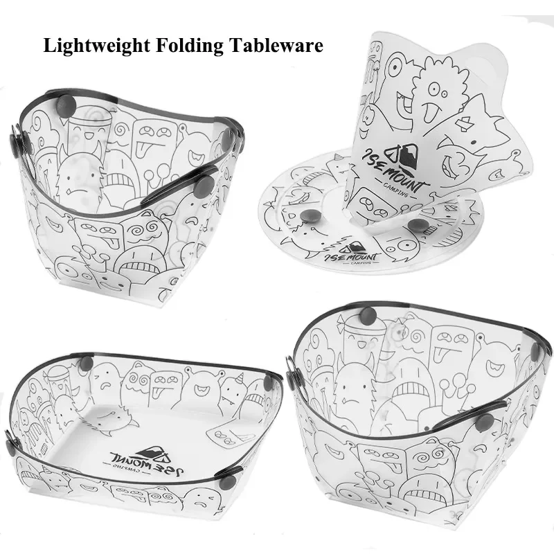 Outdoor leichtes Klapp geschir – Outdoor Camping Dining Set Bewertung und Preis