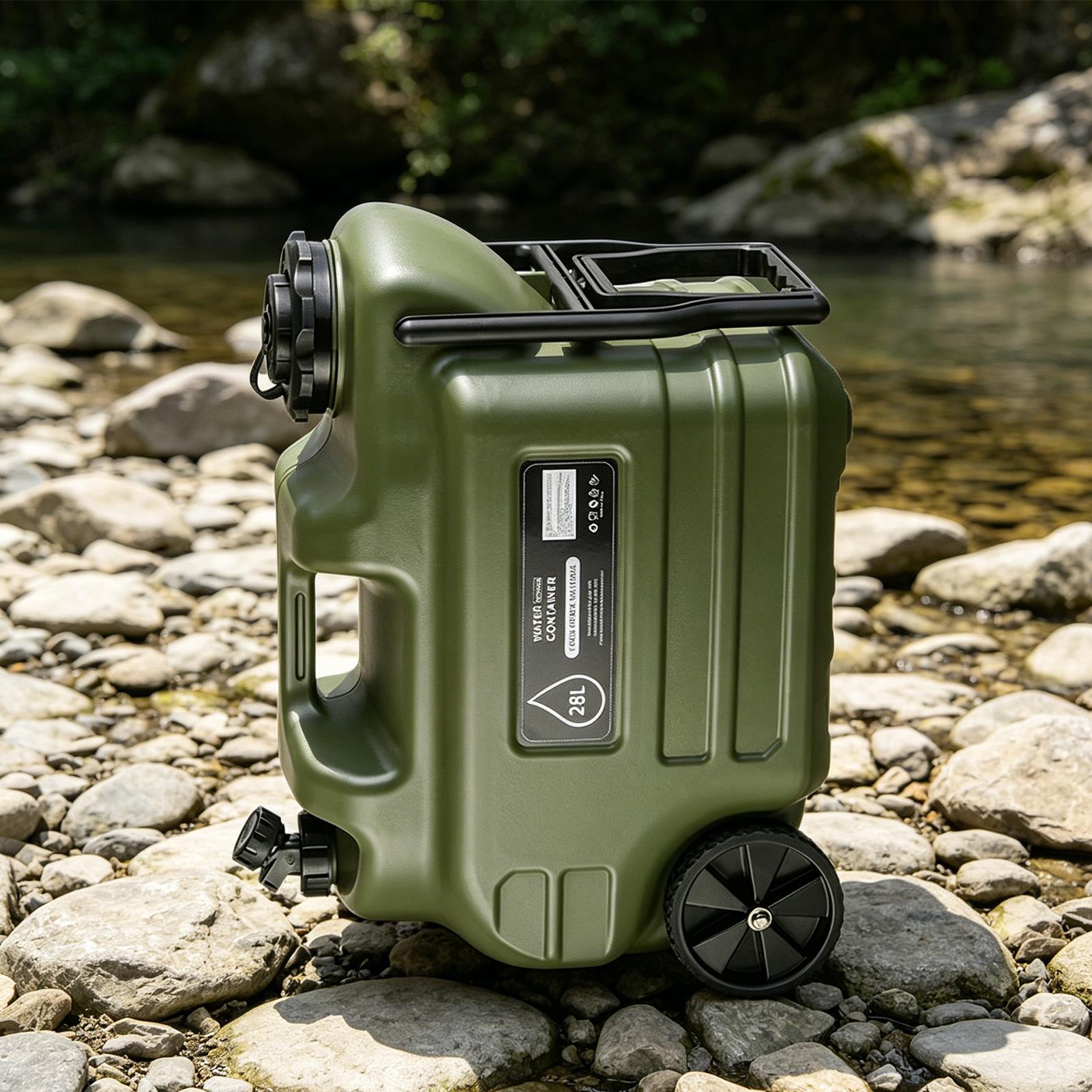 28L Camping-Wasserbehälter mit – Outdoor Camping Water Jug Bewertung und Preis